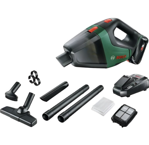 Акумуляторний пилосос Bosch UniversalVac 18, акб РВА 18 V 2.5 Ah та з/п