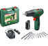 Акумуляторний дриль-шурупокрут Bosch EasyDrill 1200 з 2 акб 1.5 Ah і з/п, у кейсі з набором свердел 06039D3007