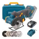 Акумуляторна універсальна дискова пила PROFI-TEC PWS390 UltraCore (1×PT2520MP (2.5 Аг), зарядний пристрій)