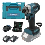 Акумуляторний імпульсний гвинтоверт PROFI-TEC PID1820BL POWERLine (набір біт, 2×PT2020MP (2.0 Аг), зарядний пристрій)