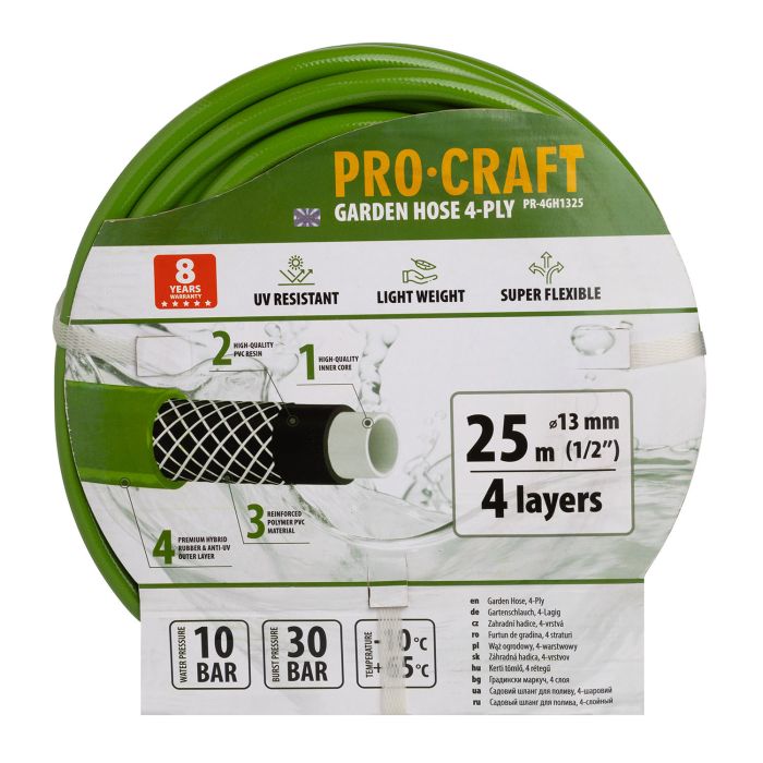 Шланг садовий Procraft PR-4GH1325 1/2" 25 м