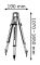Штатив Bosch BT 170 HD для оптич.нівелірів Professional (0601091B00)