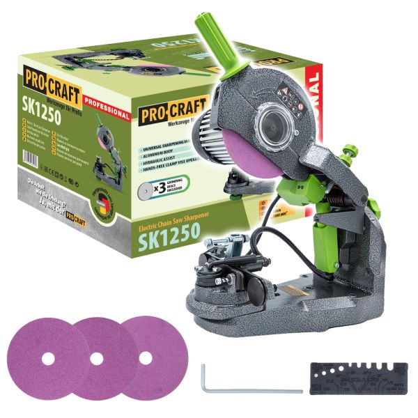 Заточка для ланцюга з гідравлічним приводом Procraft SK1250 Заточка для ланцюга з гідравлічним приводом Procraft SK1250