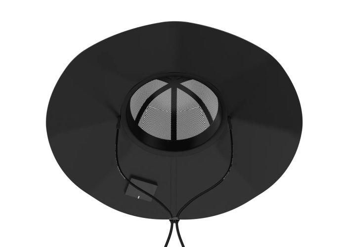 Сонячний капелюх EcoFlow Power Hat 12 Вт - Чорна М-L