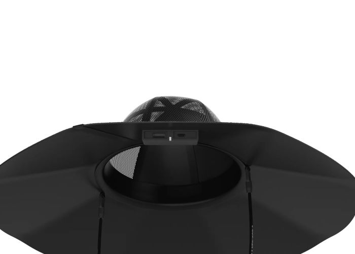 Сонячний капелюх EcoFlow Power Hat 12 Вт - Чорна М-L