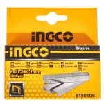 Скобы для степлера тип-53 8х0.7 мм 1000 шт INGCO