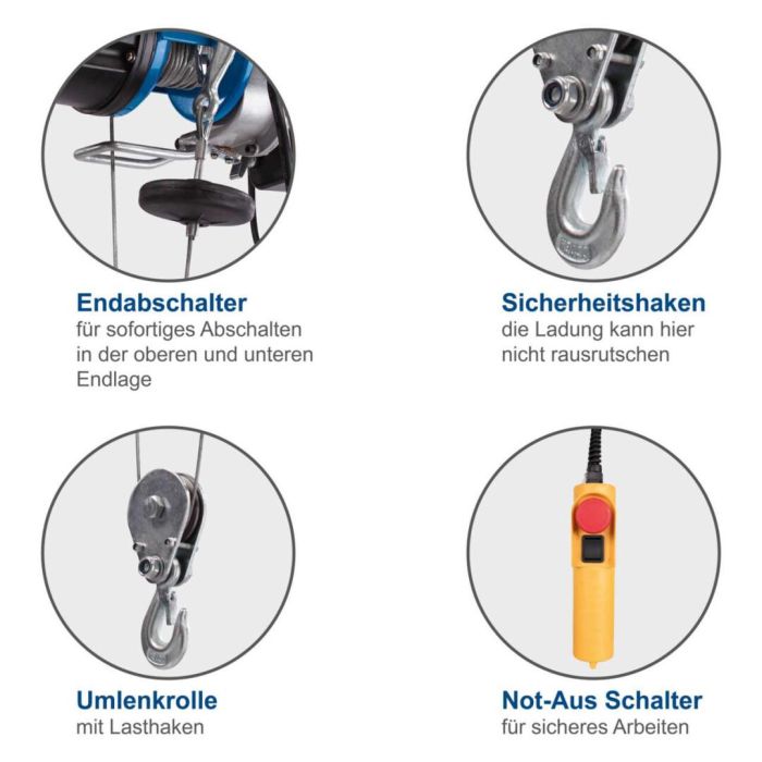 Тельфер електричний Scheppach HRS400