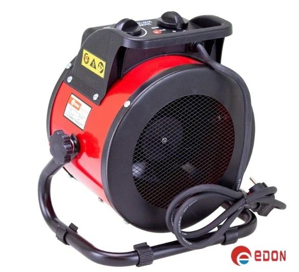 Теплова гармата електрична EDON WAB-2000R (2 кВт, керамічний нагрівач, до 30 м²)