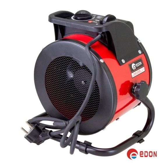 Теплова гармата електрична EDON WAB-2000R (2 кВт, керамічний нагрівач, до 30 м²)
