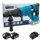 Акумуляторний перфоратор PROFI-TEC PBH201BL POWERLine (2×PT2040МP (4.0 Аг), зарядний пристрій)