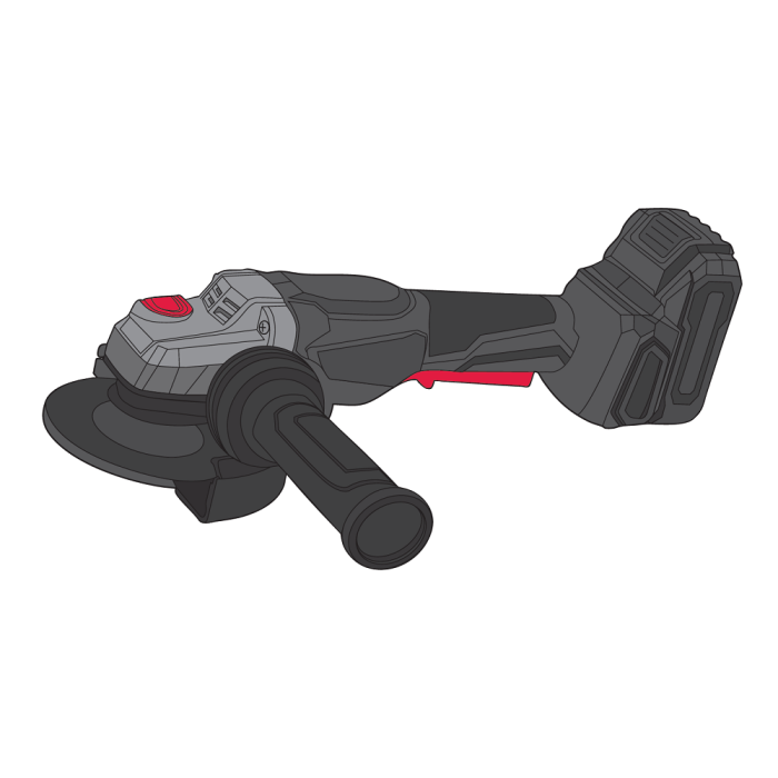 Шліфмашина кутова акумуляторна Vitals Professional ALs 18125v BS Kit SmartLine+