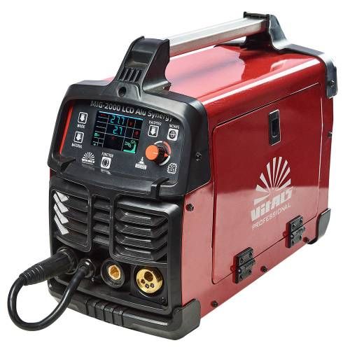 Зварювальний апарат Vitals Professional MIG 2000 LCD Alu Synergy Зварювальний апарат Vitals Professional MIG 2000 LCD Alu Synergy