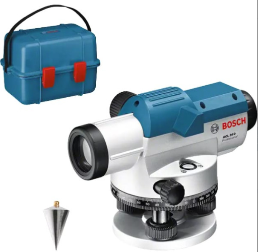 Оптичний нівелір Bosch GOL 26 D Professional в кейсі