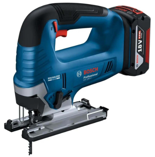 Акумуляторний лобзик Bosch GST 185-LI Professional з 2 акб 4 Ah і з/п, в кейсі