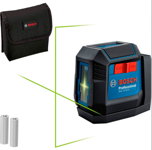 Лазерний нівелір Bosch GLL 12-22G Professional з чохлом
