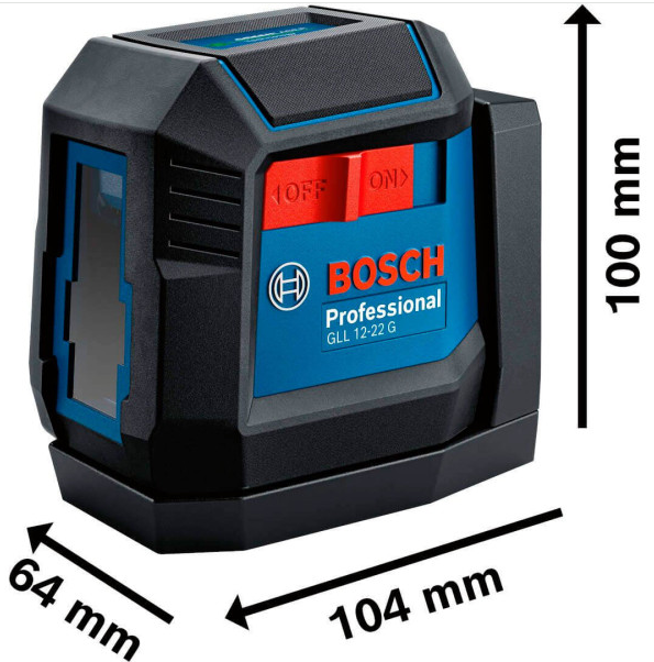 Лазерний нівелір Bosch GLL 12-22G Professional з чохлом