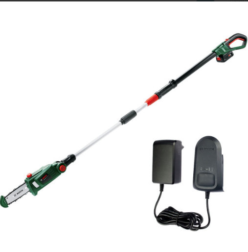 Акумуляторна телескопічна висоторізна пила Bosch UniversalChainPole 18, 1 акб PBA 18V 2.5A, з/п AL 18V-20