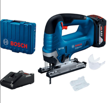 Акумуляторний лобзик Bosch GST 185-LI Professional, акб 4 Ah і з/п, в кейсі
