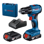 Акумуляторний дриль-шуруповерт Bosch GSR 185-Li Professional, 2 акб 18V 2 Ah у валізі