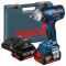 Акумуляторний ударний гайковерт Bosch GDS 18V-400 Professional, 2 акб 5 Ah, з/п GAL 18V-40, у кейсі