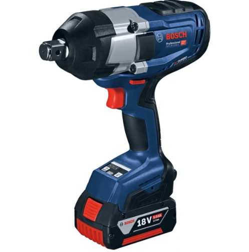 Акумуляторний ударний гайковерт Bosch GDS 18V-1050 H Professional, 2 акб GBA 5 Ah і з/п GAL 18V-40, в L-Boxx 136