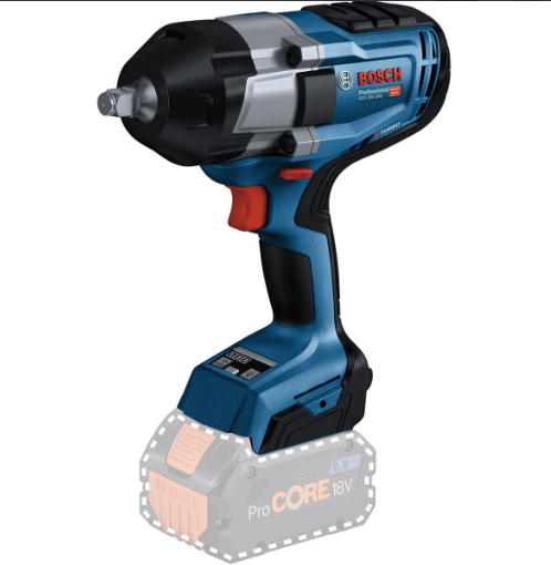 Акумуляторний ударний гайковерт Bosch GDS 18V-1000 Professional, без акб і з/п, у картоні