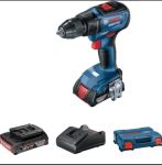 Акумуляторний шурупокрут Bosch GSR 18V-50 Professional, 2 акб GBA 18V 2 Ah і з/п, у кейсі