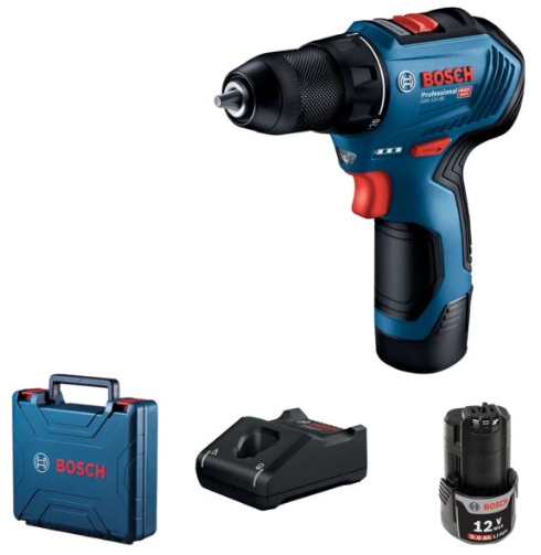 Акумуляторний дриль-шурупокрут Bosch GSR 12V-30 Professional, 2 акб 12 В 2 Ah в чемодані Акумуляторний дриль-шурупокрут Bosch GSR 12V-30 Professional, 2 акб 12 В 2 Ah в чемодані