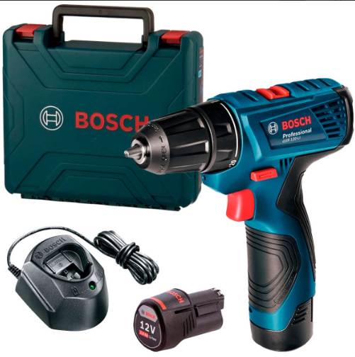 Акумуляторний дриль-шурупокрут Bosch GSR 120-LI Professional, 2 акб GBA 12V 2.0Ah, з/п GAL 1210 CV у чемодані Акумуляторний дриль-шурупокрут Bosch GSR 120-LI Professional, 2 акб GBA 12V 2.0Ah, з/п GAL 1210 CV у чемодані