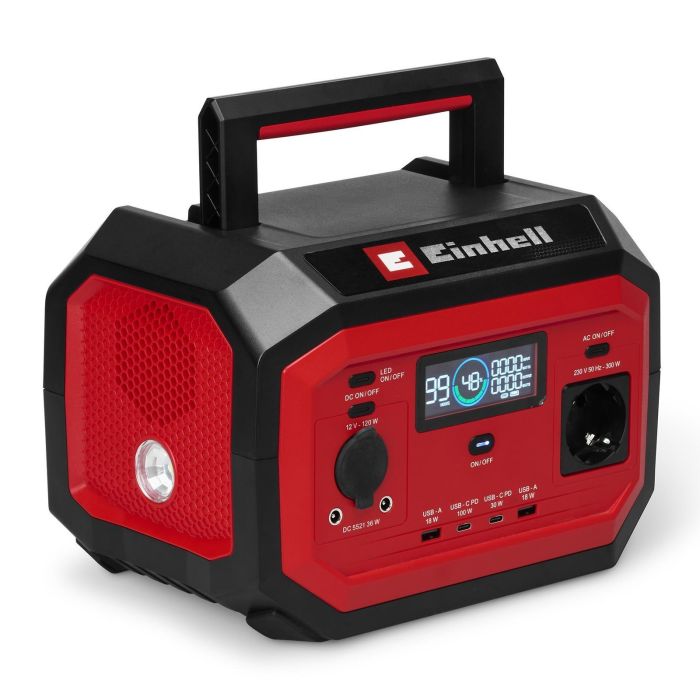 Зарядна станція Einhell TE-ES 300/240 (240 Вт·год, 300 Вт, LiFePO4) (1091300)