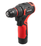 Дрель-шуруповерт аккумуляторная, бесщеточный двигатель, 12 В, 50 Nm, 0-500/0-1900 об/мин, патрон 0,8-10 мм, 2x2,0 Ач INTERTOOL WT-0322