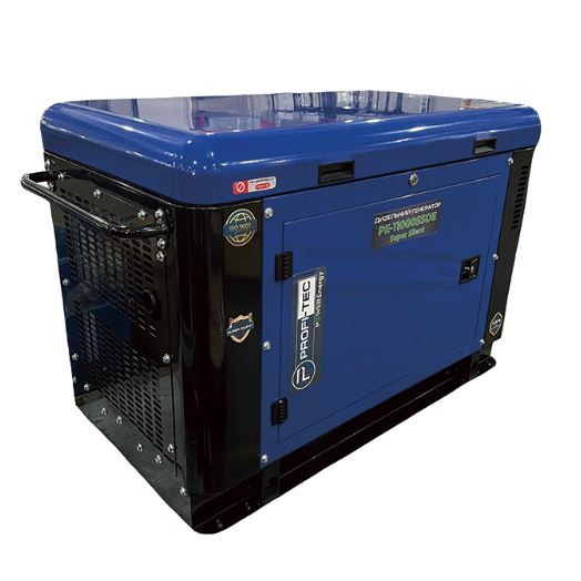Генератор дизельний PROFI-TEC PE-11000SSDE (12.5 кВА / 10 кВт, 220 В)