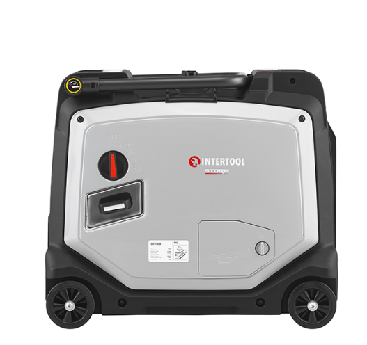 INTERTOOL DT-1355 Генератор бензиновий інверторний 5,0/5,5 кВт, 230 В, бак 11 л, електро/ручний старт, мідна обмотка, STORM