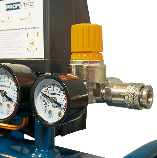 Компресор масляний PROFI-TEC OC-100V2 (100 л, 2.2 кВт, 415 л/хв)