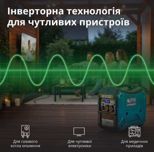 Інверторний бензиновий генератор KS 3000i S