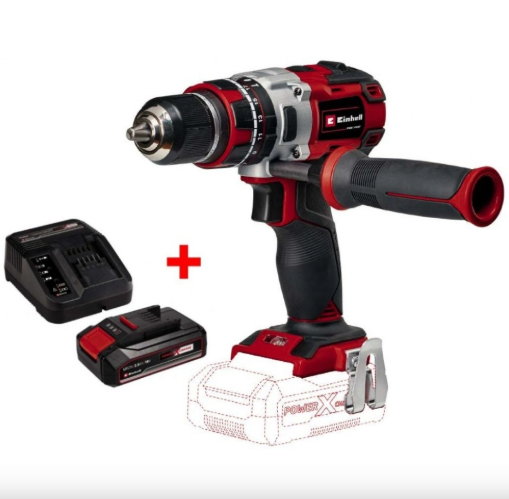 Шуруповерт аккумуляторный ударный Einhell TP-CD 18/80 Li-i BL - Solo 4514305K