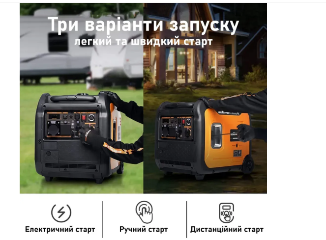 Інверторний генератор MaXpeedingRods MXR5500 ,Пульт , Електростартер 5,5 кВт