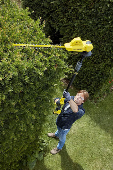 Комплект STANLEY FATMAX V20: Акумуляторний висоторіз SFMCPS620 та кущоріз на штанзі SFMCPH845 + 4А АКБ +ЗП