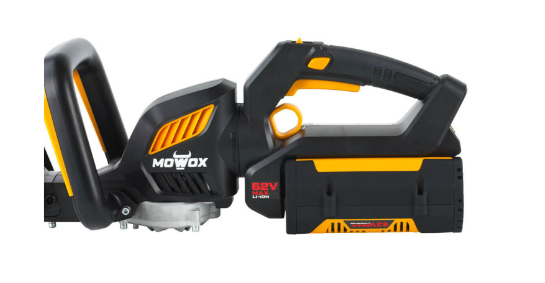 Акумуляторний кущоріз Mowox EHT 6362 Li: Професійна потужність 62V для ідеального ландшафту