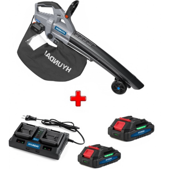 Акумуляторна повітродувка Hyundai HYL 4009 Комплет АКБ+ЗП
