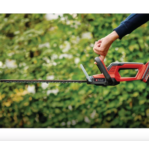 Акумуляторний кущоріз Einhell GC-CH 18/50 Li Solo 18В, лезо 550 мм, довжина різу 500 мм, між ножами 17 мм, поворотна ручка