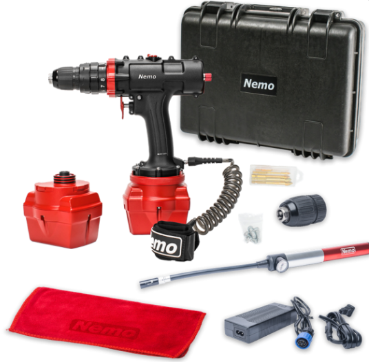 Підводний акумуляторний дриль-шуруповерт Nemo Hammer Drill - 50M