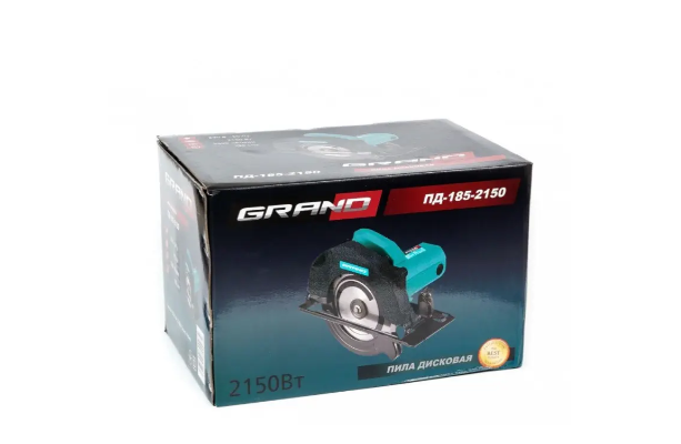 Пила дисковая Grand ПД-185-2150 ( 5500 об/хв ,2150 Вт)