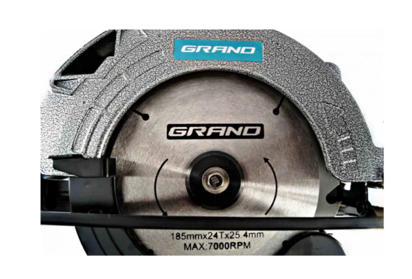Пила дисковая Grand ПД-185-2150 ( 5500 об/хв ,2150 Вт)