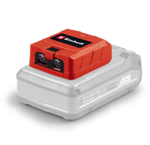 Зарядний  пристрій Type-C,  USB-акумулятора Einhell TC-CP 18 Li USB A/C - Solo (4514148)