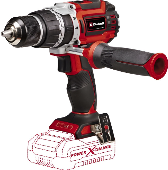 Дриль акумуляторний ударний Einhell TP-CD 18/60 Li-i BL - Solo (4514205) 18 В, 60 Нм. Безщітковий двигун, 2 швидкості, металевий патрон 13 мм, LED