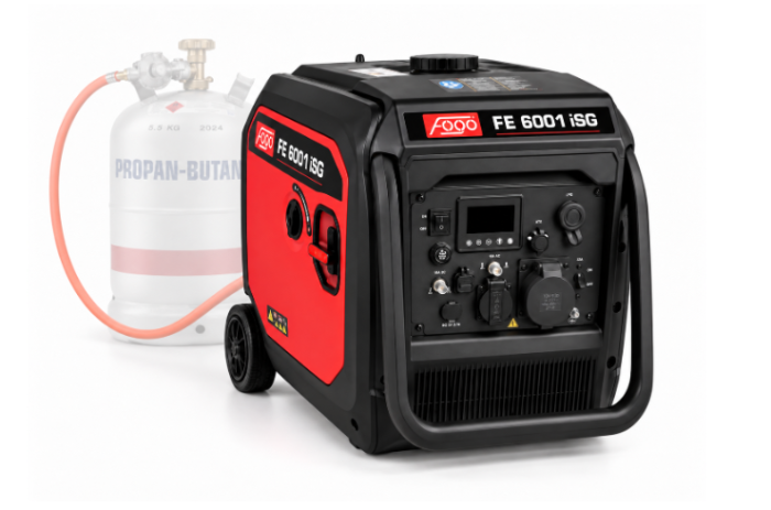 Генератор інверторний газ/бензин Fogo FE6001iSG