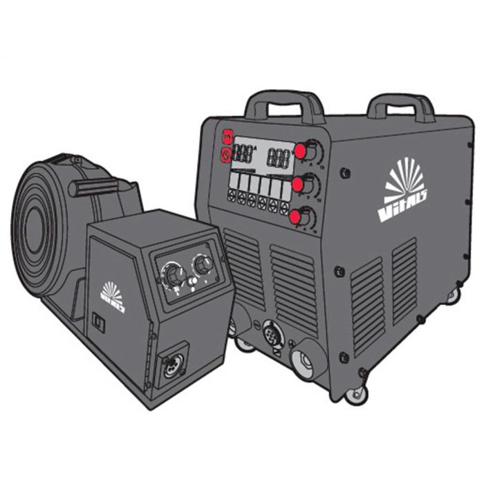 Зварювальний апарат Vitals Professional MIG 5000 SIC
